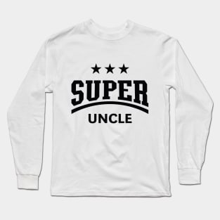 Super Uncle (Black) Long Sleeve T-Shirt